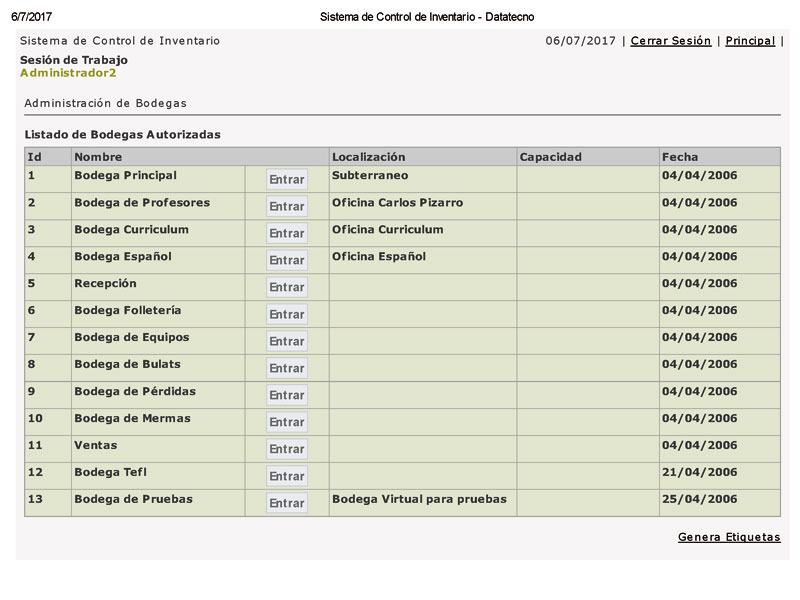 Inventario y Prestamos